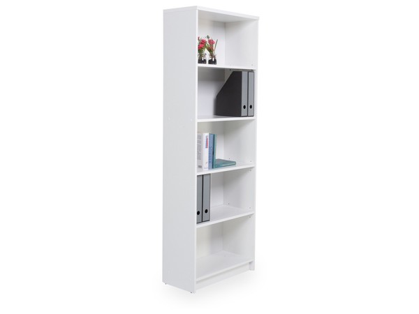 Regal Lesedi Bht 60X173X29 Cm Weiß Standregal BüCherregal BüCherregal-image
