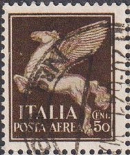 Used stamp Pegasus Horse 1930  from Italy  avdpz