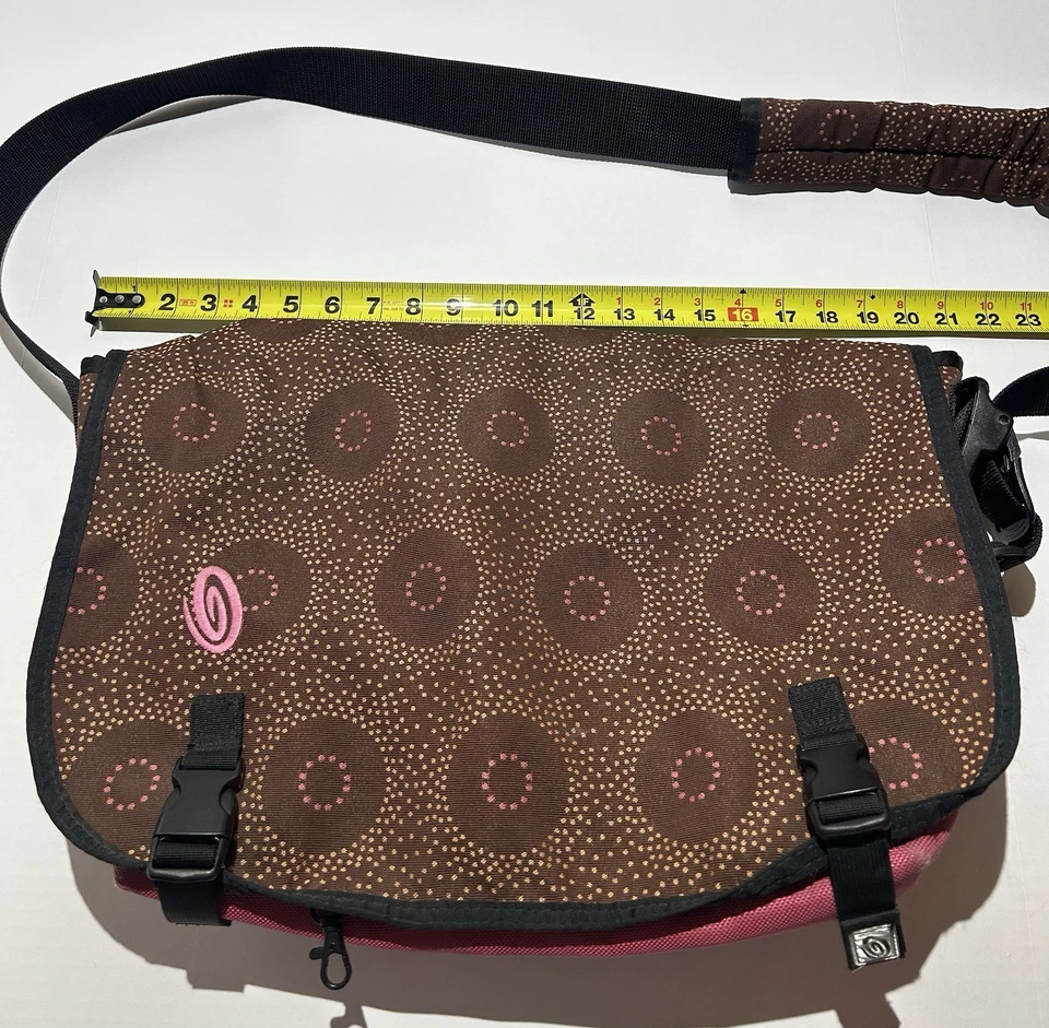 Timbuk2 Viaje Bandolera Hombro Laptop Bolso Mensajero Rosa Patrón Informal Foto 3 de 4