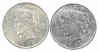 1922 & 1922 Peace Silver Dollar $1 Bullion Collection Lot *170