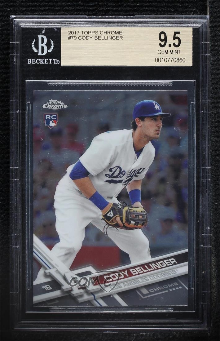 2017 Topps Chrome Cody Bellinger #79 BGS 9.5 GEM MINT fm0
