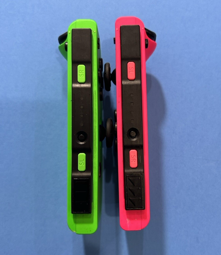 Nintendo Switch Joy-Con Controllers Neon Pink Left & Neon Green