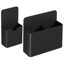 Magnetic Pen Holder,2 Pack Dry Erase Marker Holder with Black