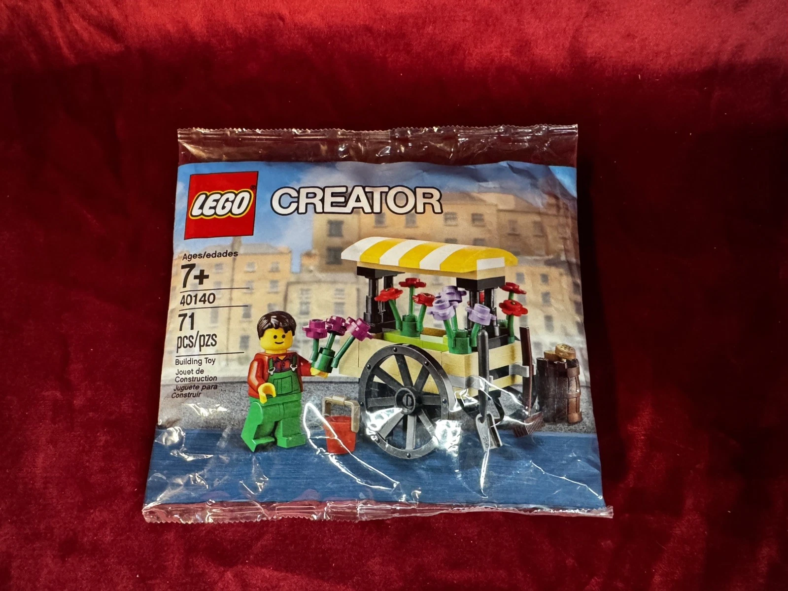 LEGO Creator Flower Cart 40140 71 Pieces Polybag Building Ages 7+