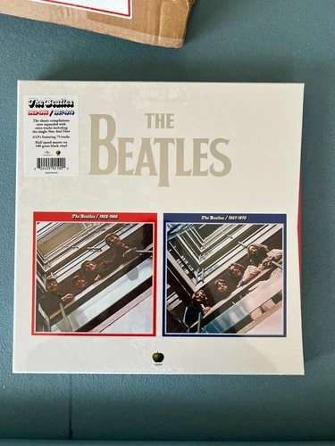 The Beatles 1962-1966 The Red Album 1967-1970 The Blue Album 6 LP Boxed Set Blk