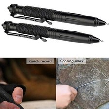 Multifunctional Self-Defense Pen 2Pcs Emergency Glass Breaker Daily Writing Tool