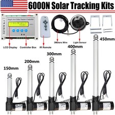 Single Axis Solar Tracker Kit - 6000N Linear Actuator Controller Sun Tracking IG