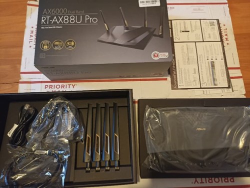 ASUS RT-AX88U Pro AX6000 Dual-Band WiFi 6 Router - Smart Home Network - Afbeelding 3 van 5