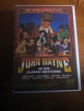 DVD  TEN DVD MOVIE PACK JOHN WAYNE  5 DISCS   GREAT  ** MUST SEE ****