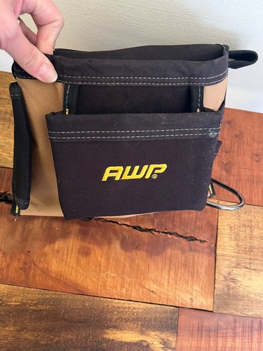 AWP Mini Carpenter's Tool Pouch Steel Hammer Loop Belt Loop/Clip Attachment - Picture 6 of 8