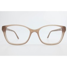 Badgley Mischka Eyeglasses Tan Nude Glitter Cat Eye Frames 52-16-135 42455