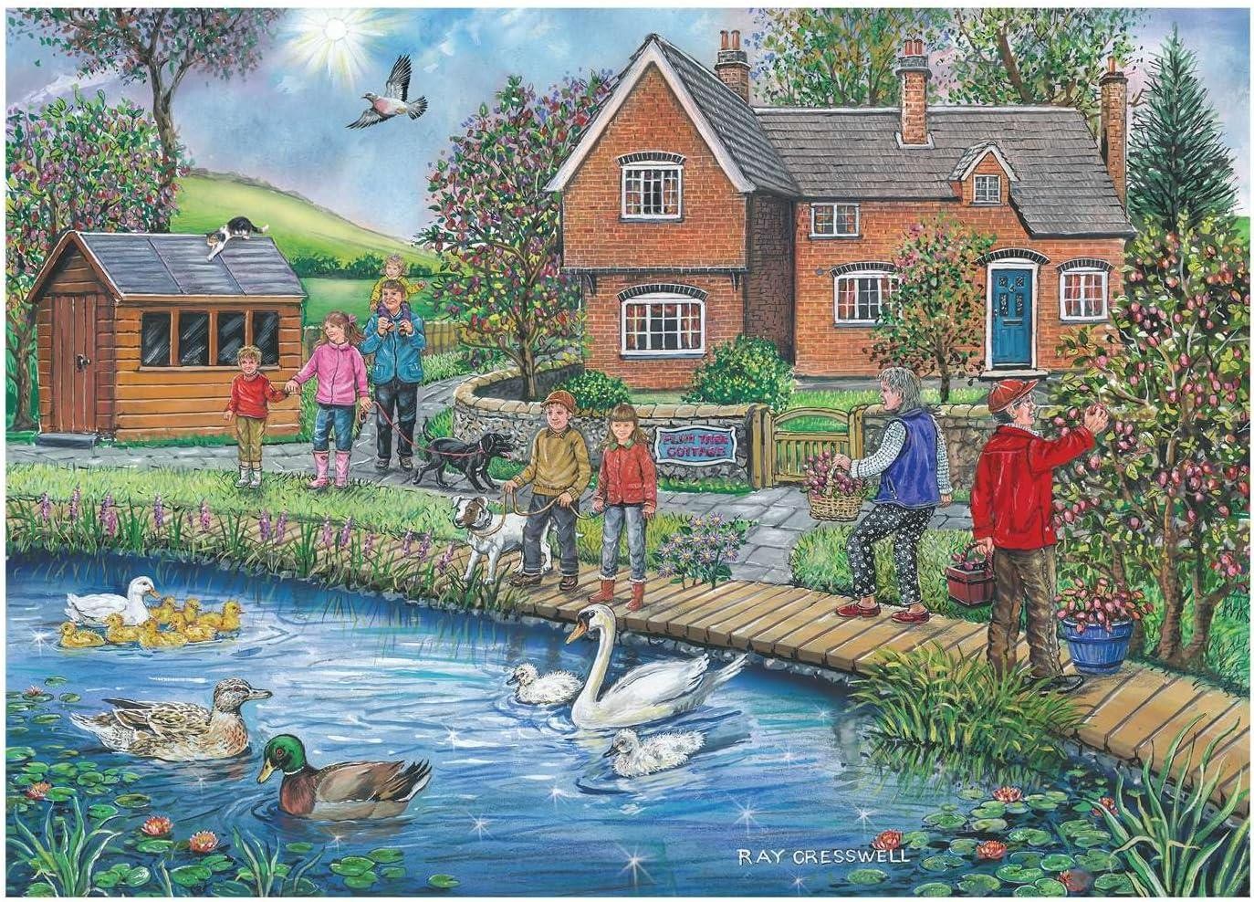 House of Puzzles Plum Cottage BIG Jigsaw Puzzle (250 XL Pieces)
