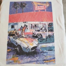 Vintage In N Out Burger T Shirt Single Stitch 90’s Las Vegas Nevada RARE 
