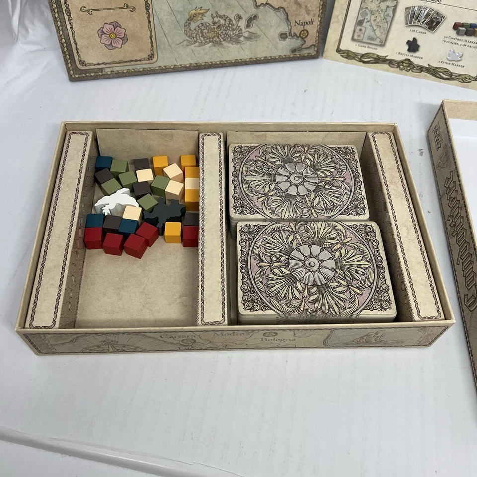 CONDOTTIERE Board Game 2018 Z-Man Games OOP - Missing 2 Pieces - Image 4 of 4