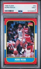 PSA 9 - 1986-87 Fleer NORM NIXON #80 (8835)