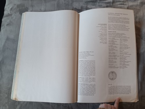 National Geographic Atlas Of The World 1963 grande 19" X 121/2" segunda edición - Imagen 15 de 16