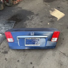 03-05 Honda Civic 4D Trunk Lid Navy Blue 68500-S5D-A92ZZ OEM
