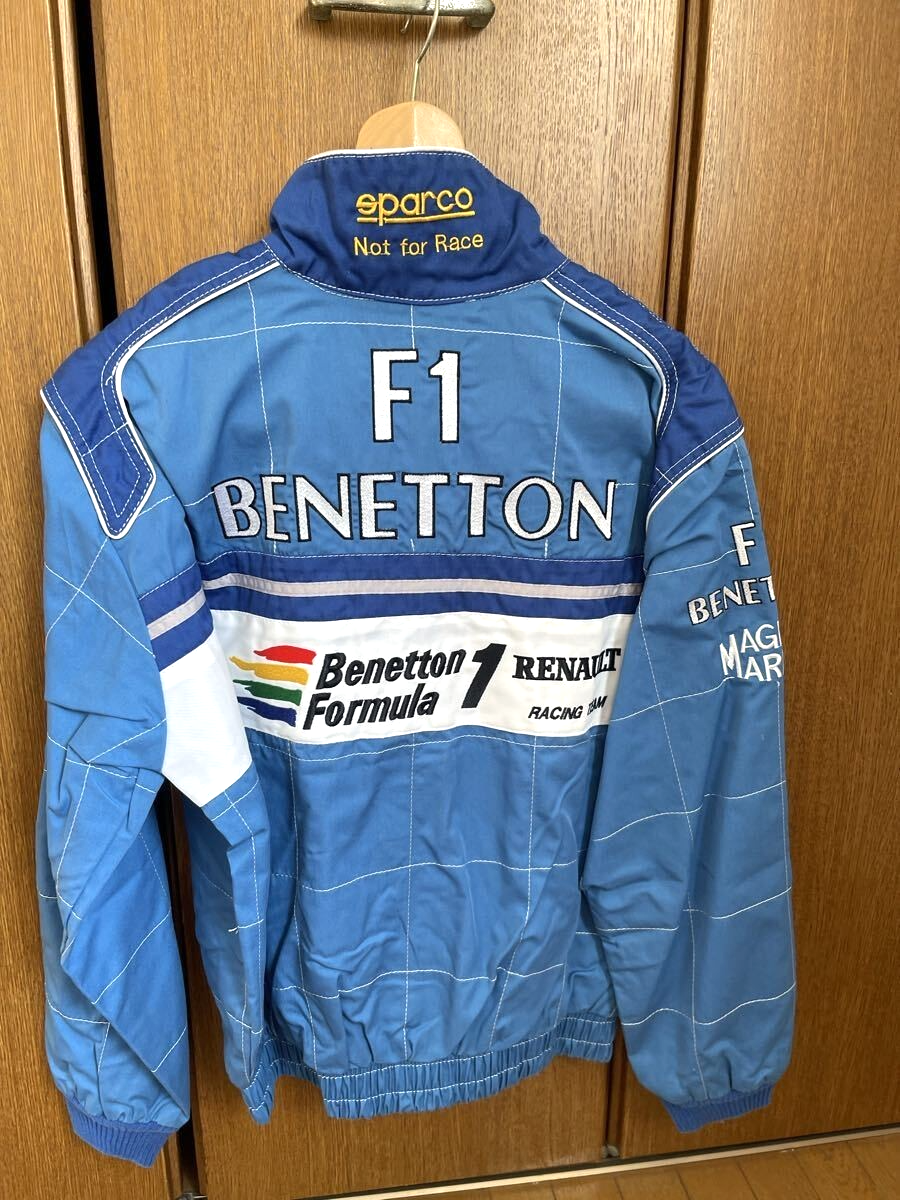 Benetton Renault F1 Team Racing Jacket Sparco Blue Size M | eBay