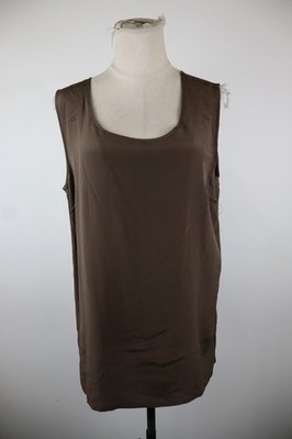 MARINA RINALDI JERSEY TANK TOP WOMEN SIZE 19 WOMAN SHIRT CASUAL VINTAGE SILK