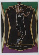 2020-21 Panini Select Premier Level Green White Purple Prizm Devin Vassell 12zi