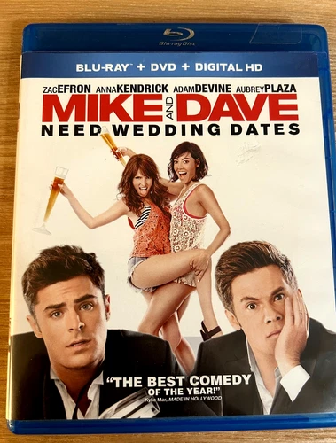 Mike and Dave Need Wedding Dates Blu-Ray  & DVD Ships Same Day With Tracking