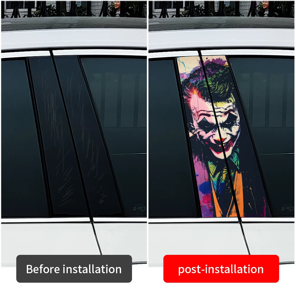 Joker Car Vinyl Decal Stickers-High Quality Waterproof Anti