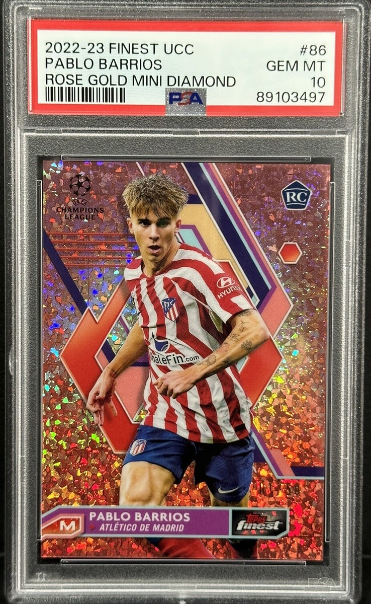 Topps Chrome　1st パブロ・バリオス　アトレティコ　RC Topps Chrome1st パブロ・バリオスアトレティコRC