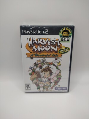 Harvest Moon A Wonderful Life (PS2) PlayStation 2 (Sony, Natsume) [Brand New]