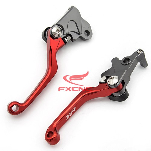 For HONDA XR 400 250 230 R Red CNC Dirt Bike Pivot Brake Clutch Levers XR LOGO E - Foto 3