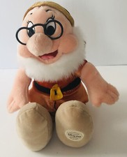 Doc Dwarf 14" Plush Doll Disney Store Exclusive Snow White Stuffed Plush beanbag
