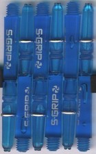2in. 2ba True Blue HARROWS SUPERGRIP Spinning Nylon Dart Shafts: 3 per set