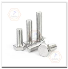 M4 M5 M6 M8 M10 Hexagon Hex Head Screws Bolts A2 / 304 Stainless Steel DIN933