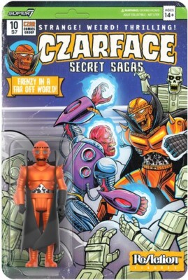 Czarface (Orange & Schwarz) ReAction Figuren Wave 11 SUPER 7