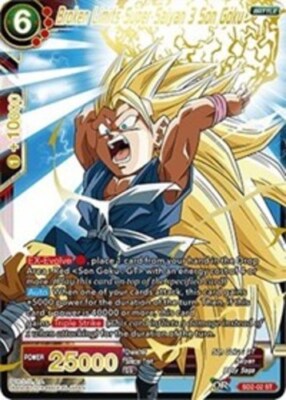 NM-Mint DBS:M Broken Limits Super Saiyan 3 Son Goku (Foil) - SD2-02 - ST Series 