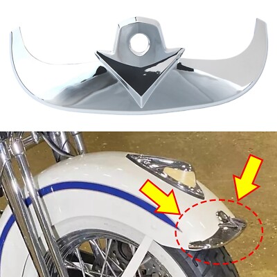 ABS Front Fender Mudguard Tip For Harley Heritage Softail Springer