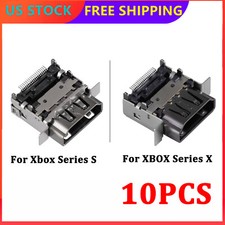 10PCS HDMI Port Socket Dock Connector For Microsoft Xbox SERIES S/X Game Console