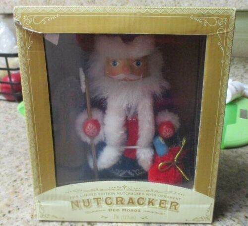 7" in Ded Moroz Nutcracker Santa 2016 Limited Edition With Ornament New  - Picture 1 of 5