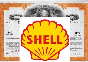 BOND SHELL OIL COMPANY THE BEST KNOWN OF THE SEVEN SISTERS BOND DOC &      