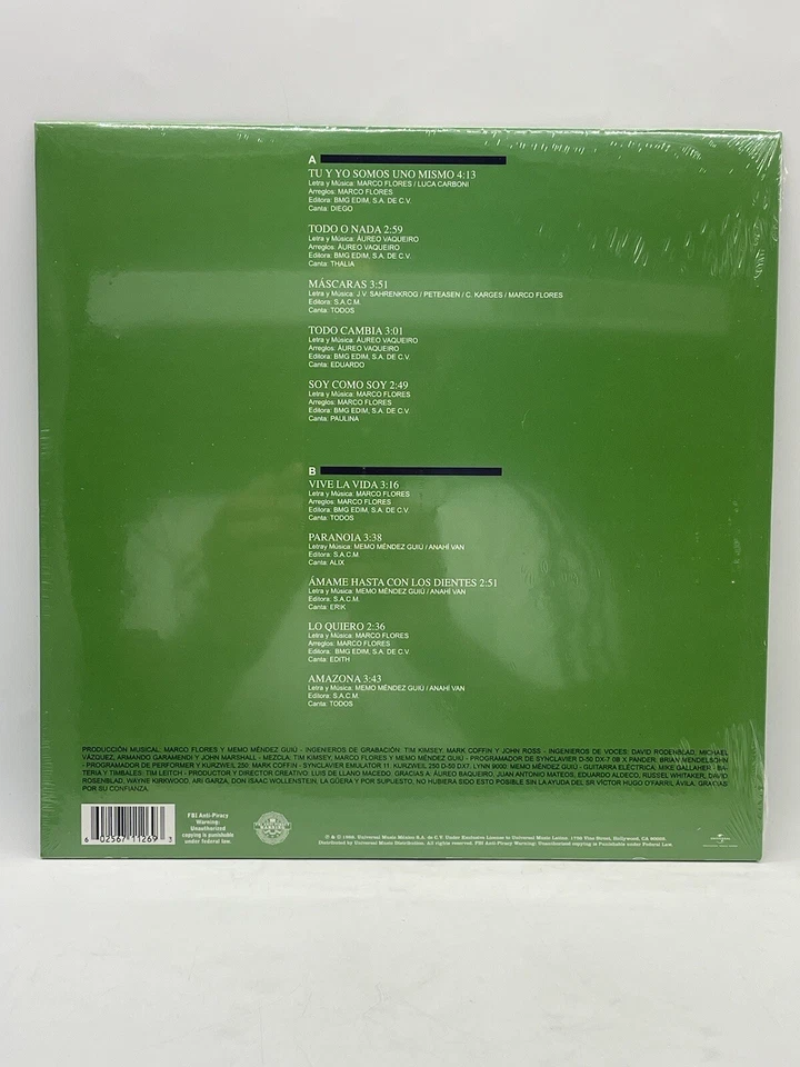 Timbiriche - 8 - Vinyl Record 12" LP Reissue - Universal Music Group Foto 2 de 4