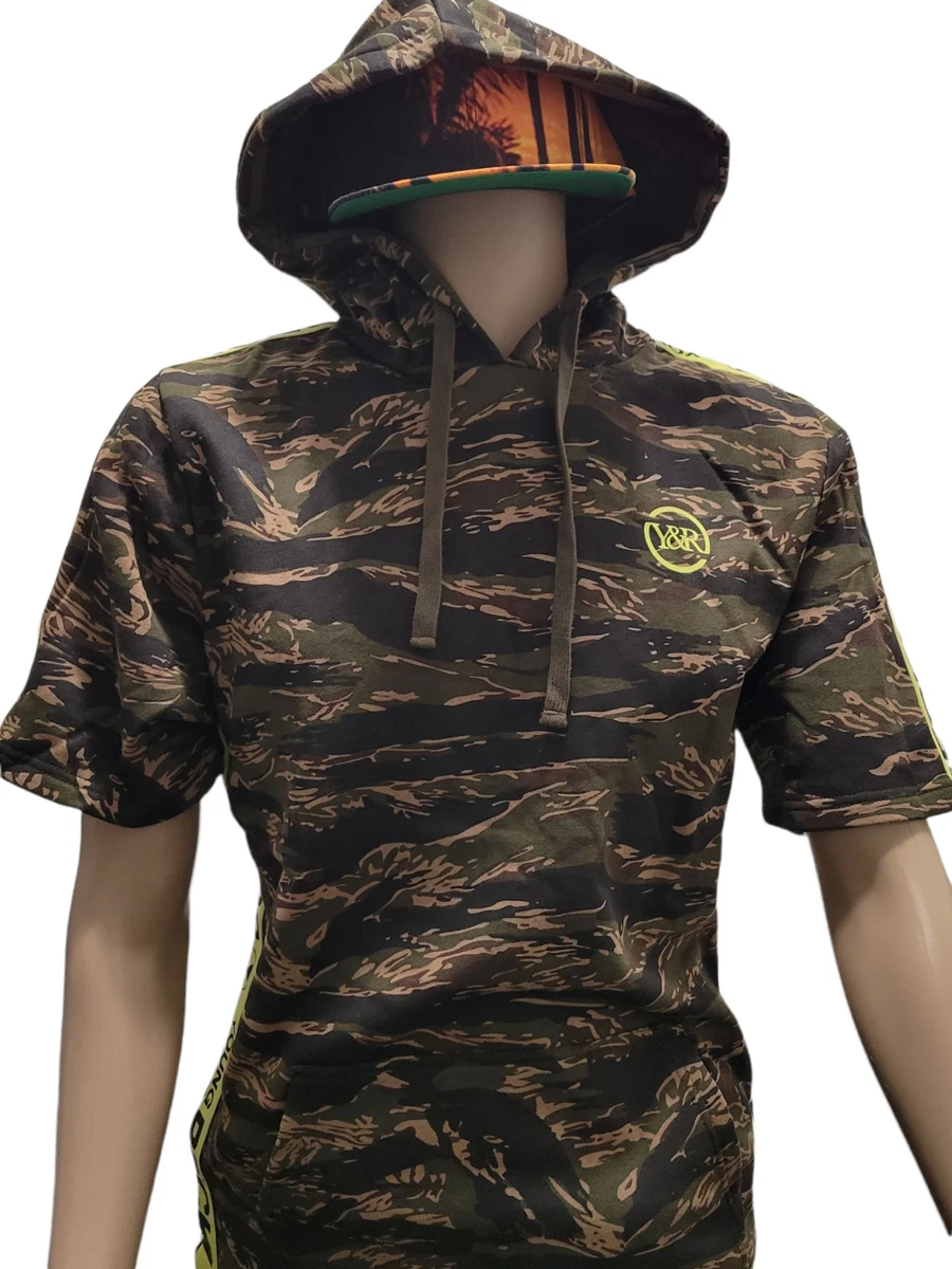 New Young and Reckless Highlander Tiger Camo Mens Short Sleeve