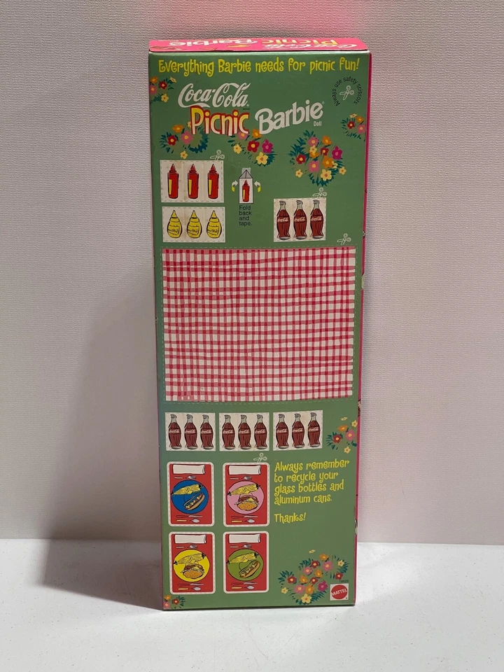 MUÑECA BARBIE MATTEL ESPECIAL PICNIC COCA COLA 1998 DE COLECCIÓN B4 B8 Foto 2 de 4