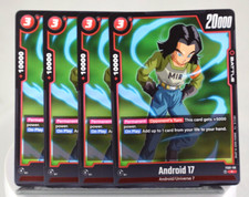 FS01-06 Android 17 (C) Dragon Ball Super Fusion World Starter Deck 1 Son Goku x4