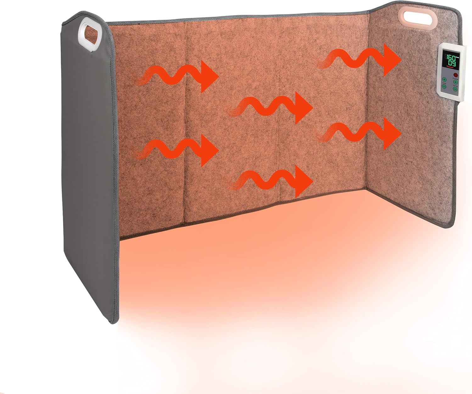 Compact Foldable Portable Space Heater for Office Home Quiet Floor Foot Warmer