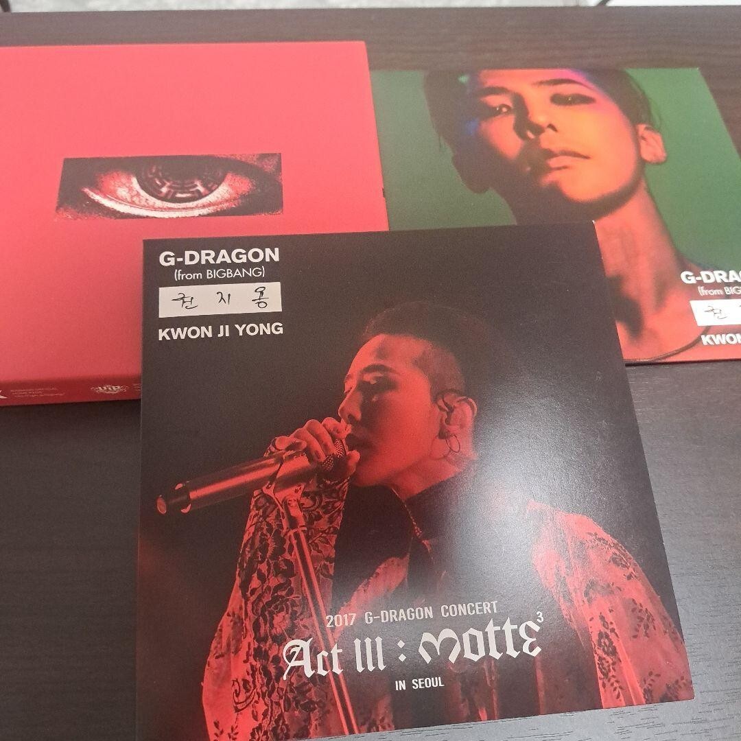 K-POP・アジア BIGBANG G-DRAGON KWON JI YONG CD DVD cd+2dvd KWON JI YONG first limited edition G-DRAGON BIGBANG