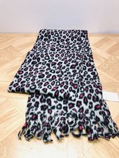Animal Print Kid Child Scarf 58 X 7.5 PREOWNED