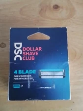 Dollar Shave Club 4 Blade Refill Cartridges 4 Count