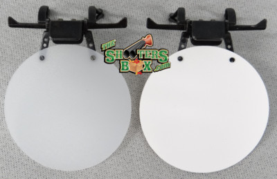 Eye Patch - WHITE OPAQUE, WHITE SOLID or BLACK - Clip On / Flip Up Occluder