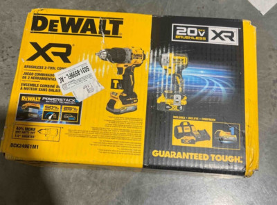 Dewalt XR Brushless 2-Tool Combo Kit. DCK249E1M1 Brand New