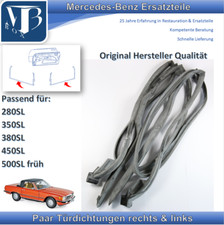 Mercedes-Benz W107 R107 SL Paar T&uuml;rdichtungen in original Herstellerqualit&auml;t