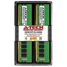 32GB 2x 16GB DDR4-2666 ASUS RS300-E9-RS4 Memory RAM